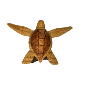 Carved Swimming Sea Turtle