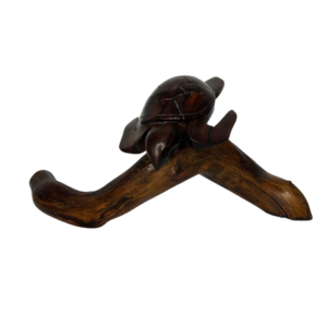 Hand-Carved Sea Turtle from Zero Cote Wood