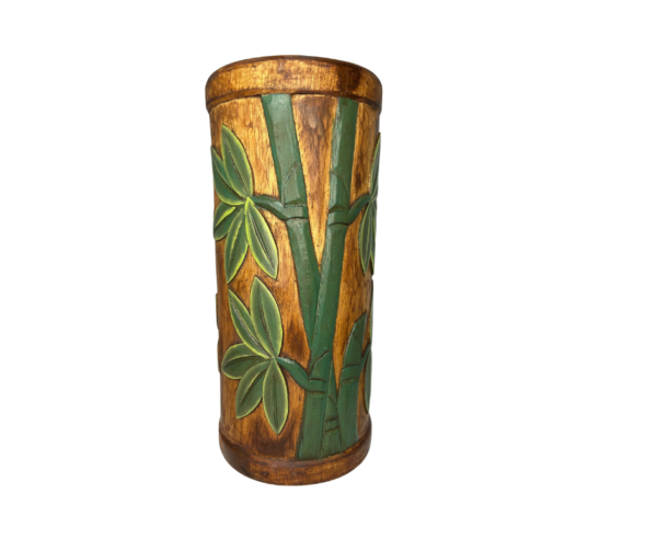 Tropical Wood Carved Umbrella Stand