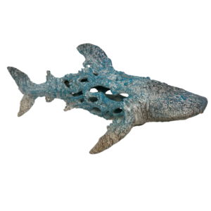 Coral-Style Shark Statue