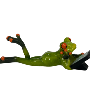 Frog on iPad Tabletop Decor