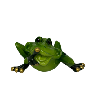 Shhh Frog Figurine