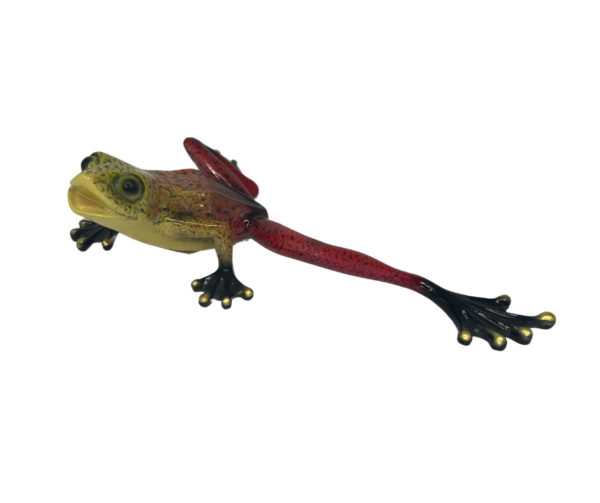 Yellow Spotted Frog Tabletop Decor