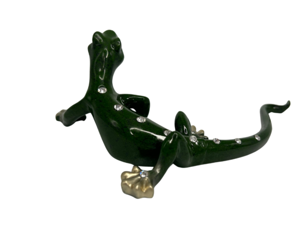 Green Lizard with Dazzling Jewels - Image 2
