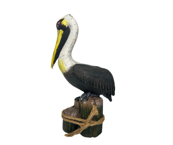 Brown Pelican on Piling - Image 2