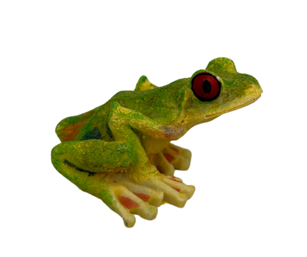Small Resin Tree Frog with Red Eyes