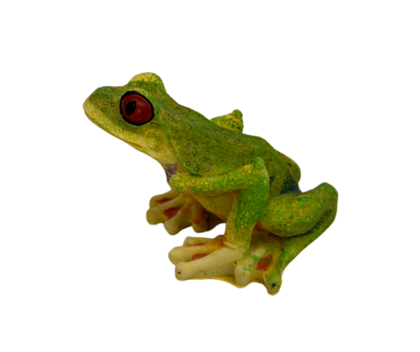 Small Resin Tree Frog with Red Eyes - Image 3