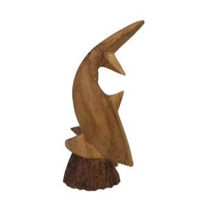 Hand-Carved Mango Wood Shark