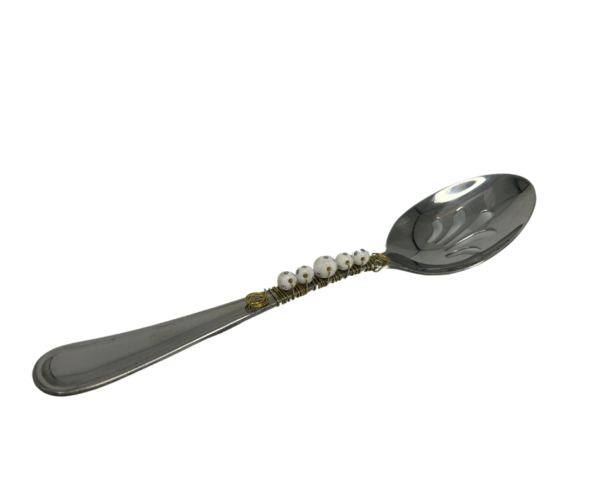 Beaded Handle Spoon by Annie Fraser - Image 2