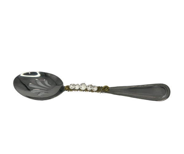 Beaded Handle Spoon by Annie Fraser
