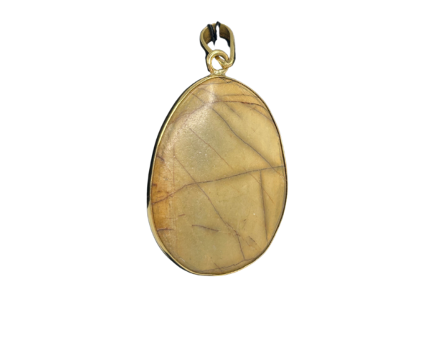 Charles Albert Jasper Stone Pendant
