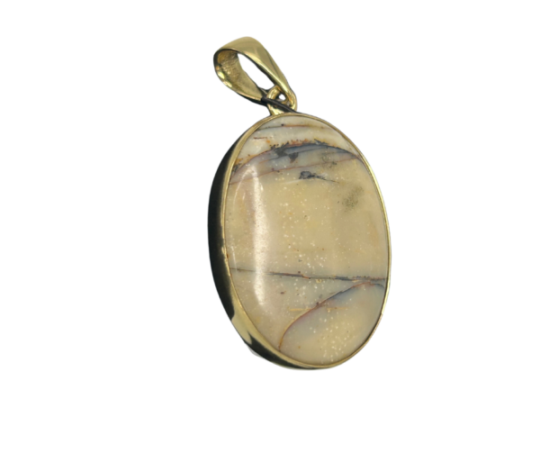 Charles Albert Jasper Stone Pendant