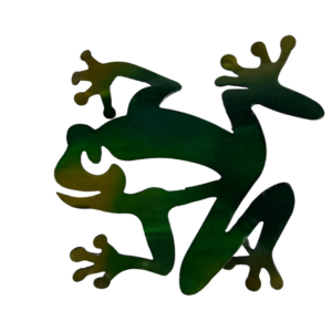 Green Metal Frog