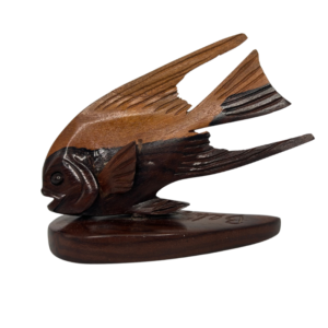 Hand-Carved Wooden Fish