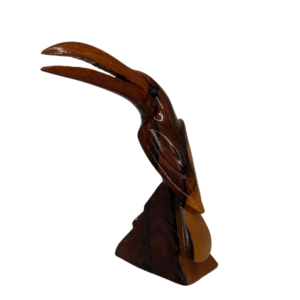 Hand-Carved Wooden Toucan
