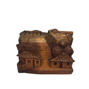 Carved Wooden Box from Honduras