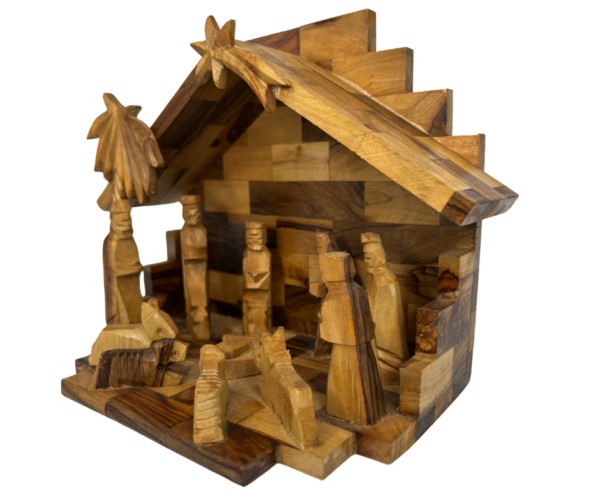 Olive Wood Nativity Set - Image 4