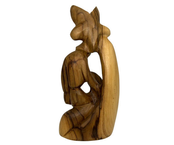 Olive Wood Holy Family with Palm Tree - Image 4