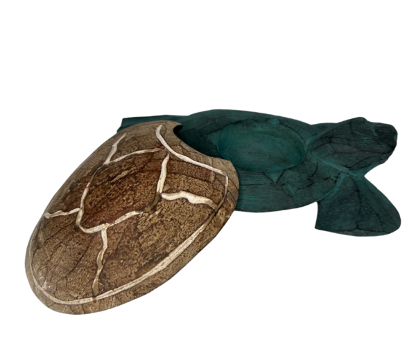 Wooden Turtle Hide-A-Key