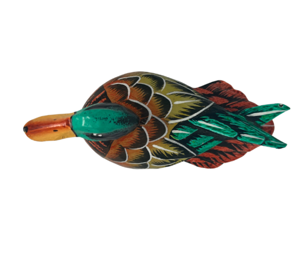 Small Carved Wooden Duck - Image 5