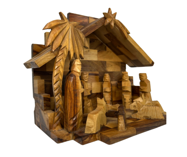 Olive Wood Nativity Set - Image 5