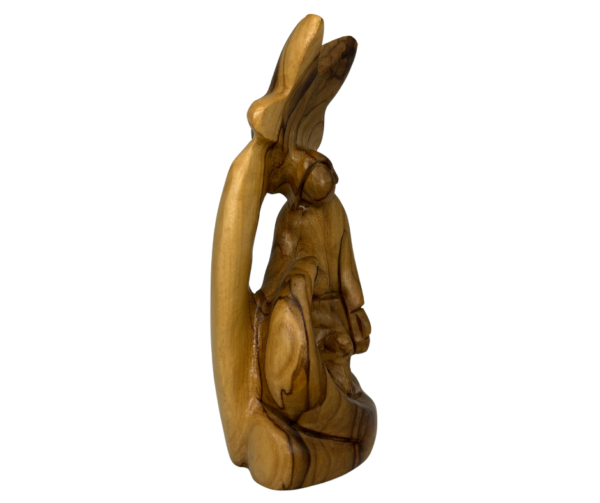 Olive Wood Holy Family with Palm Tree - Image 5