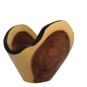 Carved Cedar Wood Bowl
