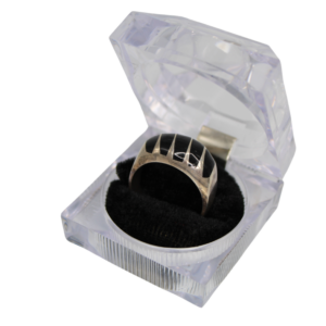 Onyx and 925 Silver Ring – Size 13