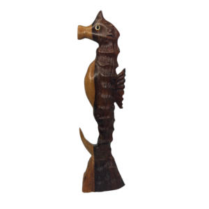 Carved Wooden Seahorse