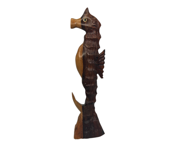 Carved Wooden Seahorse