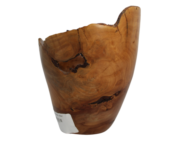 Apple Root Bowl – Carved Apple Wood - Image 4