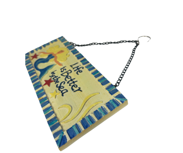 “Life Is Better by the Sea” Hanging Tile Sign - Image 4