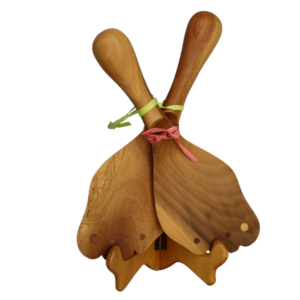 Wood Salad Forks  – Cute “Toes” Design