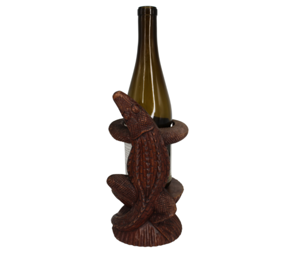 Alligator Wine Bottle Holder