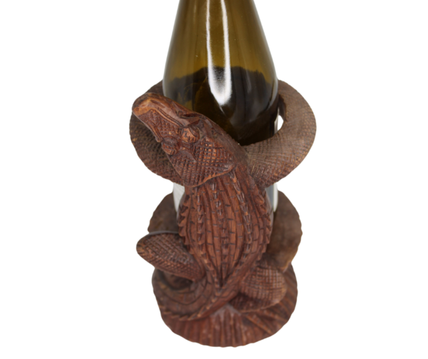 Alligator Wine Bottle Holder - Image 4