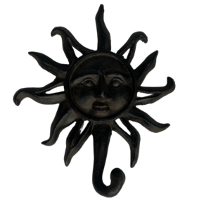 Sun Iron Hook – Dark Brown with Single Prong Hook